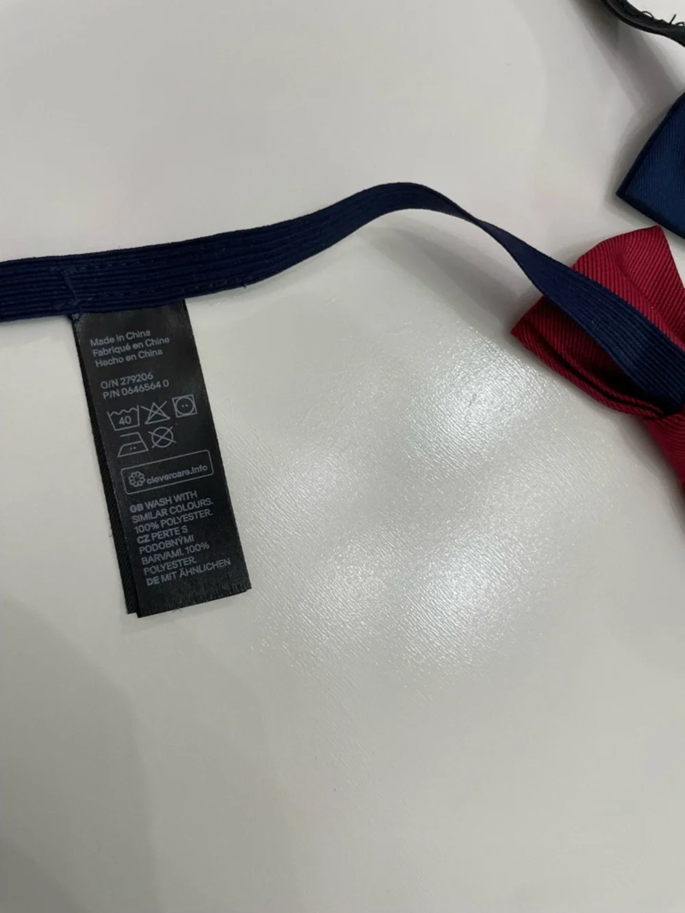 Navy Blue and Burgundy Red Classic Bow Ties